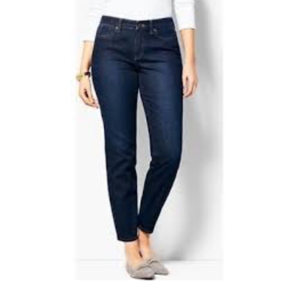 talbots flawless slim ankle jeans